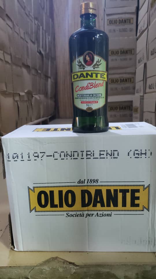 Dante CondiBlend with Extra Virgin Oilve Oil Wholesale 1L/12 Box